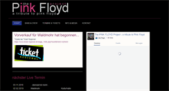 Desktop Screenshot of pinkfloydproject.de